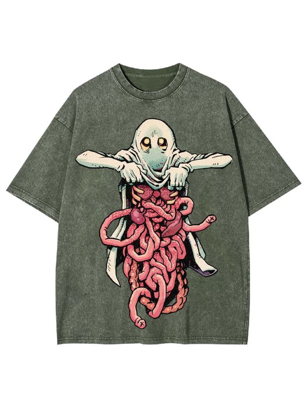 EXPOSED VISCERA WASHED TSHIRT