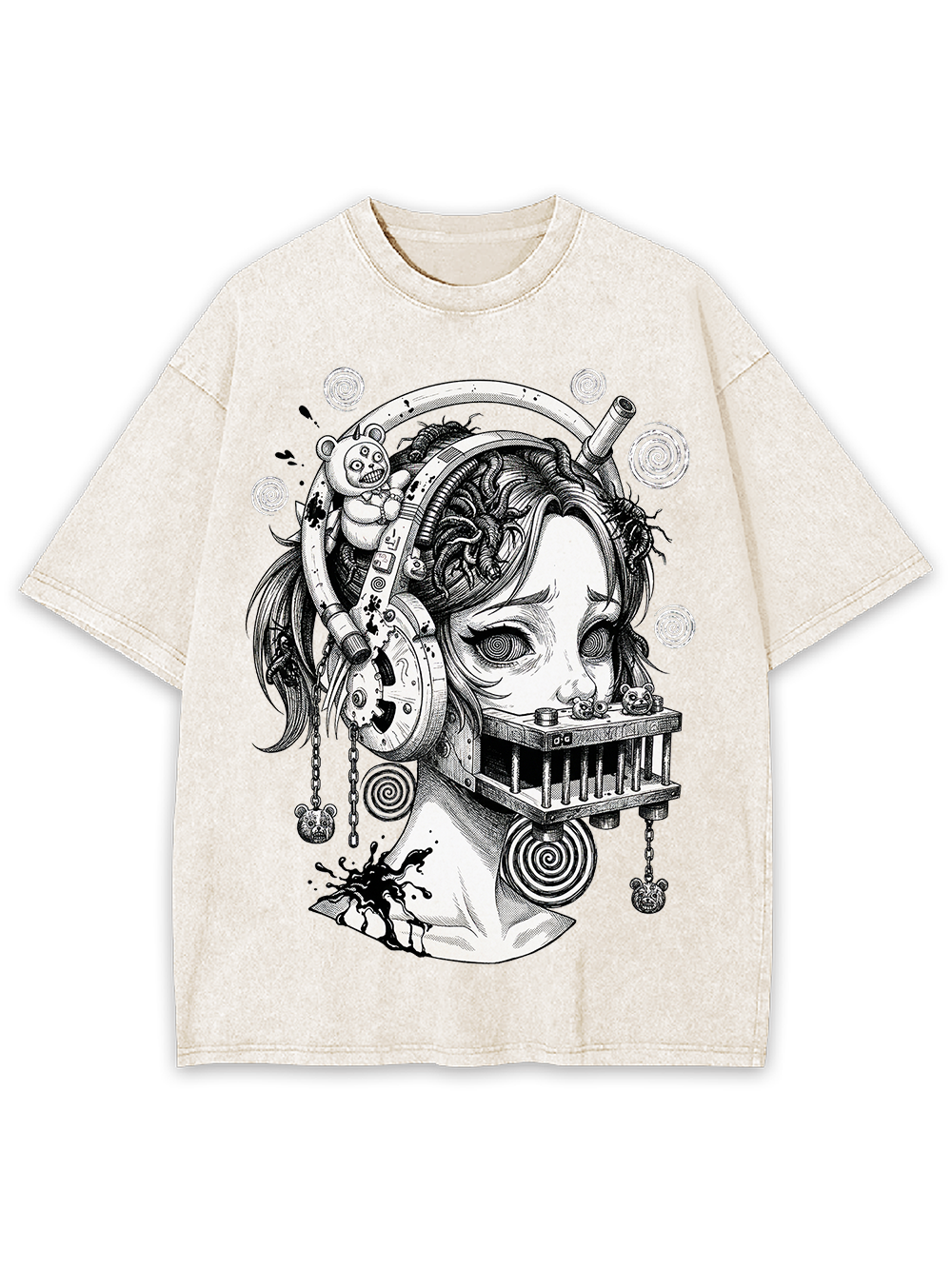 Mute Doll Washed Tshirt