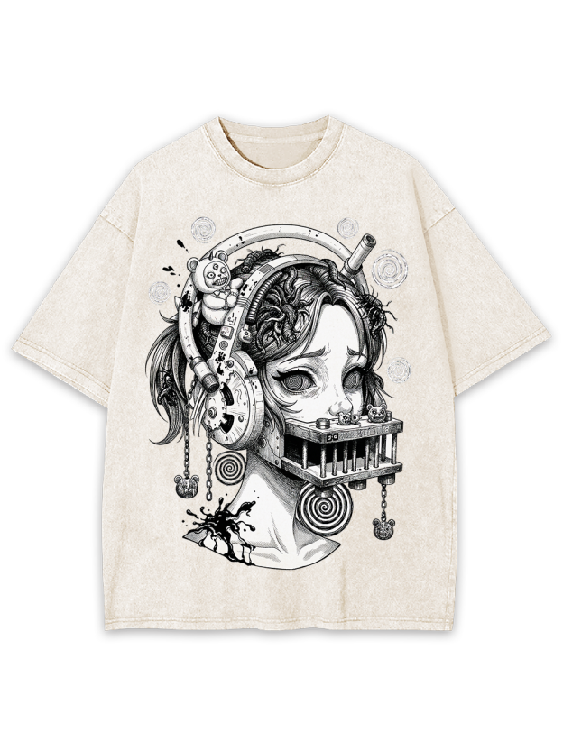 Mute Doll Washed Tshirt