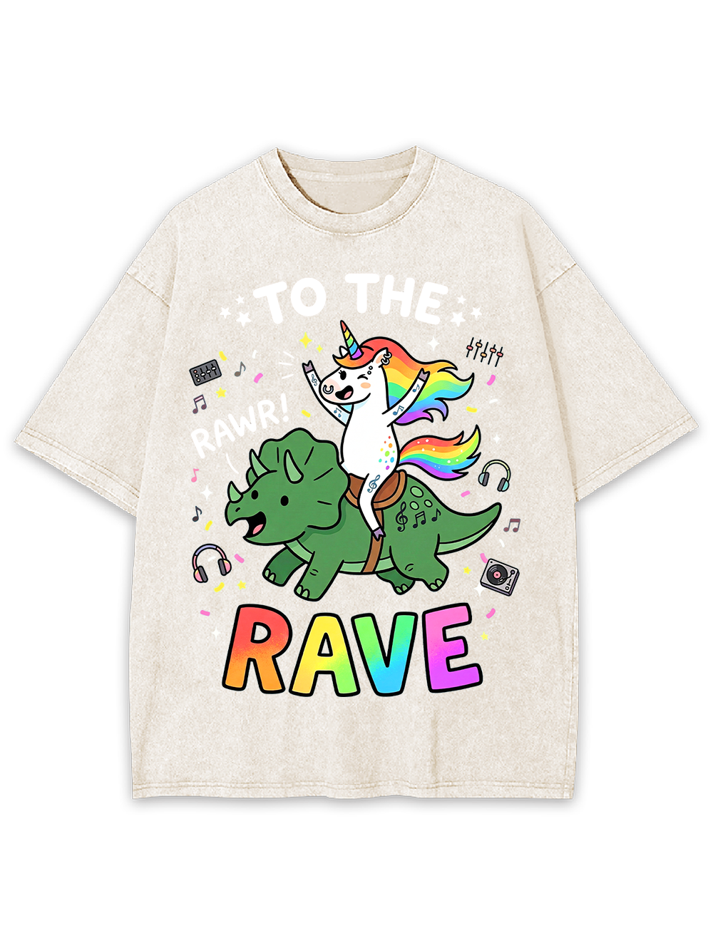 TO THE RAWR Washed Tshirt