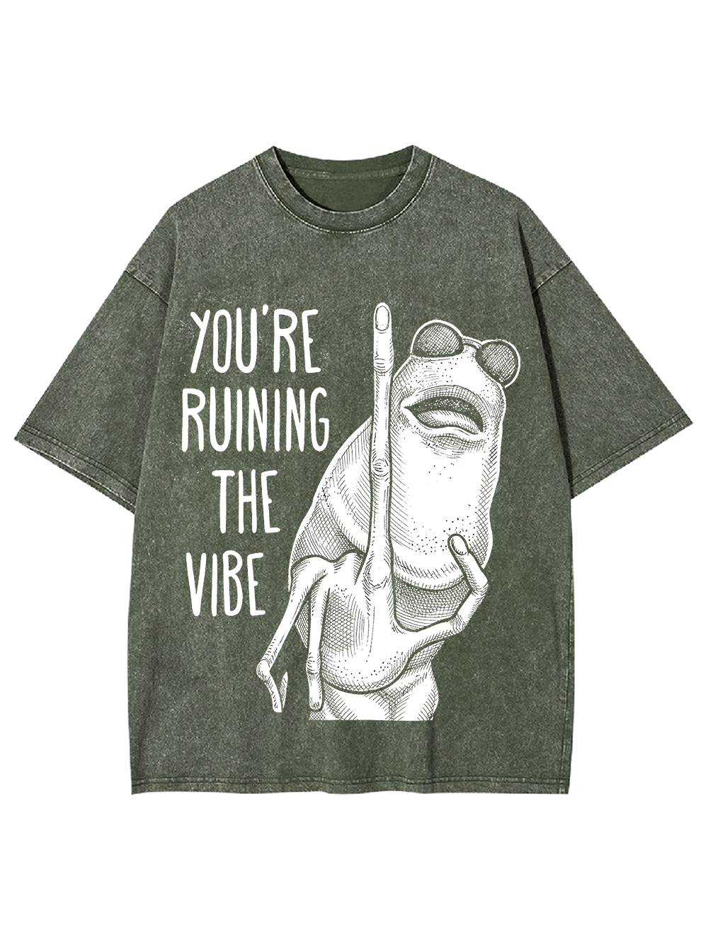 YOU’RE RUINING THE VIBE Washed Tshirt