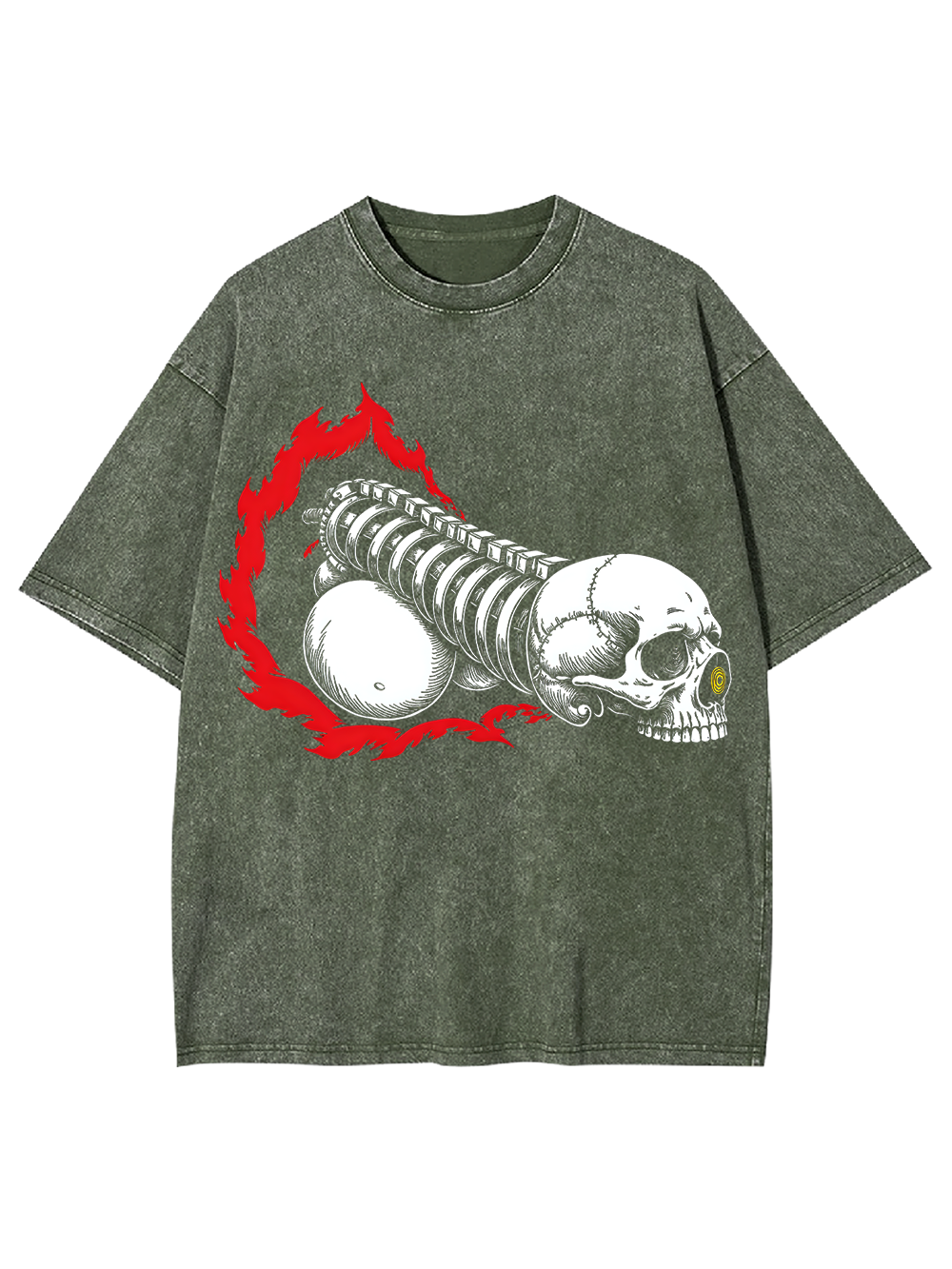 Born from ashes Washed Tshirt