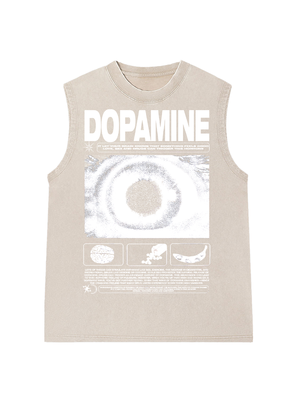 DOPAMINE RUSH Washed Tank Top