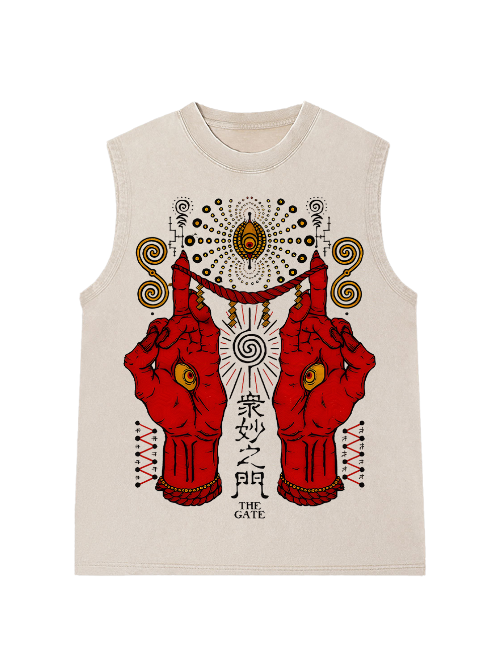 The Mystical Gate Washed Tank Top