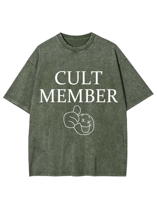 CULT MEMBER Washed Tshirt