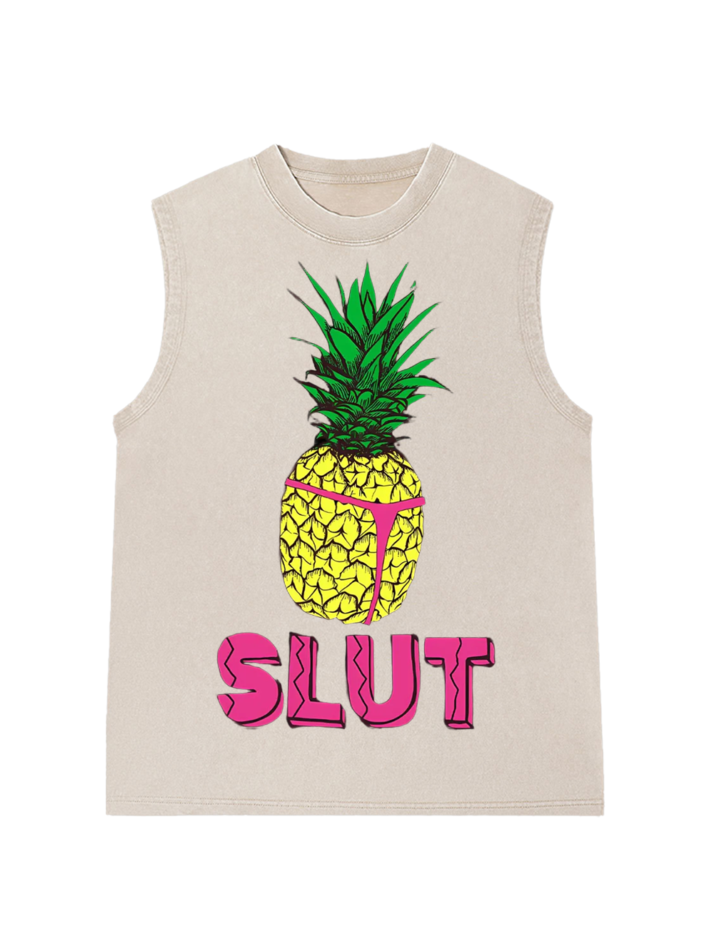 SLUT Washed Tank Top