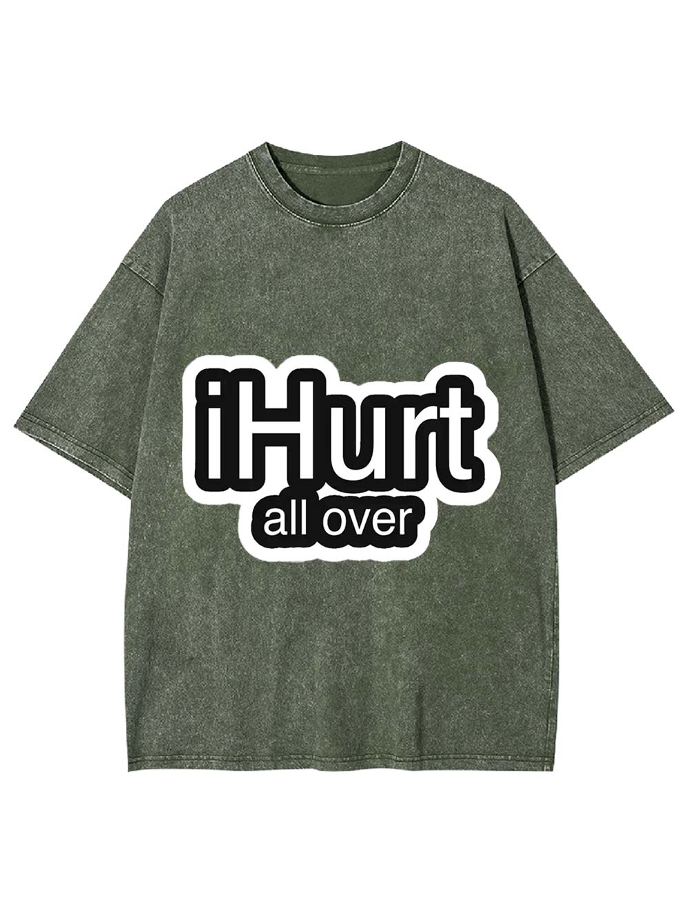 iHurt All Over Washed Tshirt