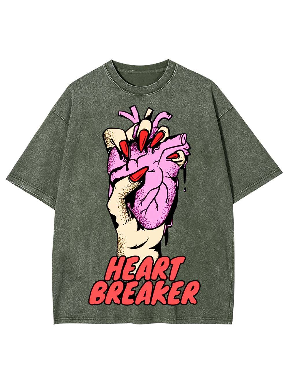 Heart Breaker Washed Tshirt