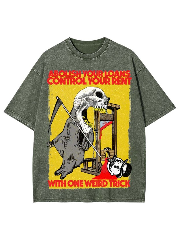 One Weird Trick for Revolution Washed Tshirt