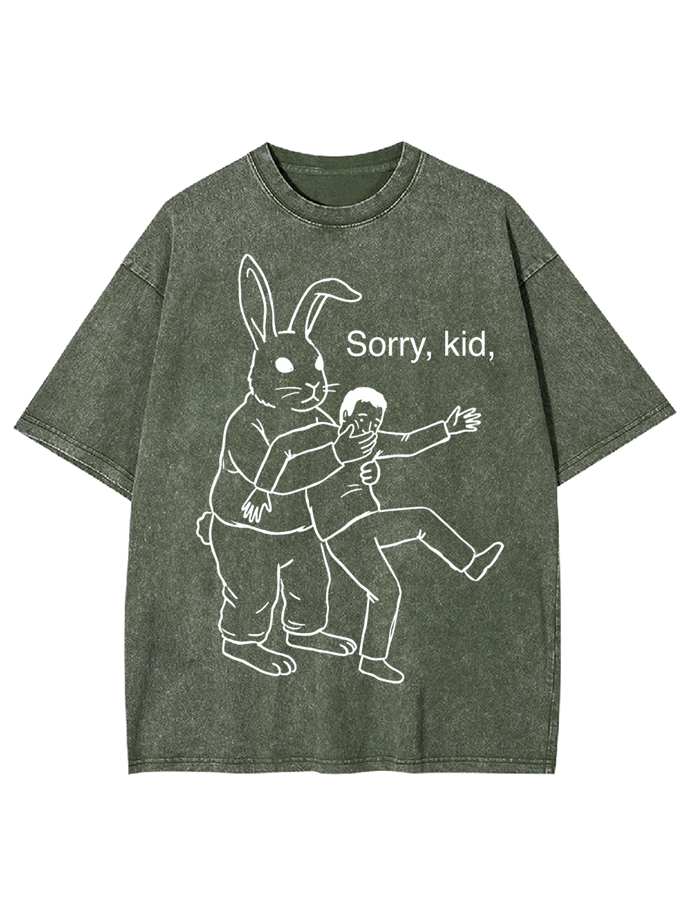 Sorry, kid Washed Tshirt