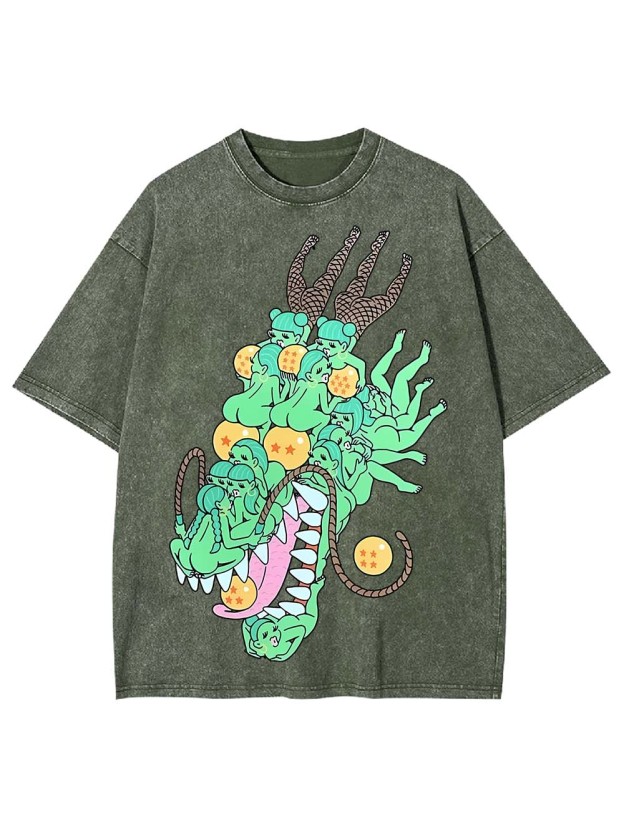 Dragon of Temptation Washed Tshirt