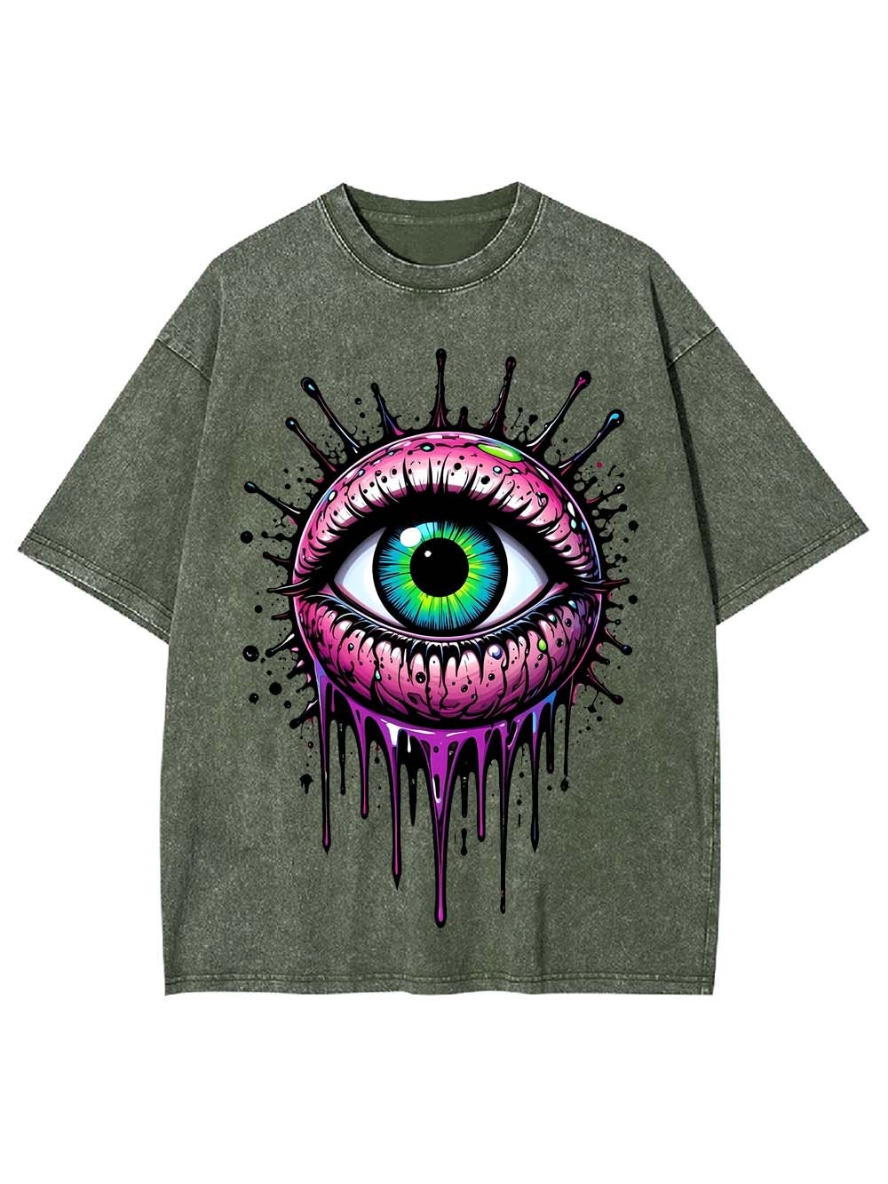 Melting Gaze Washed Tshirt