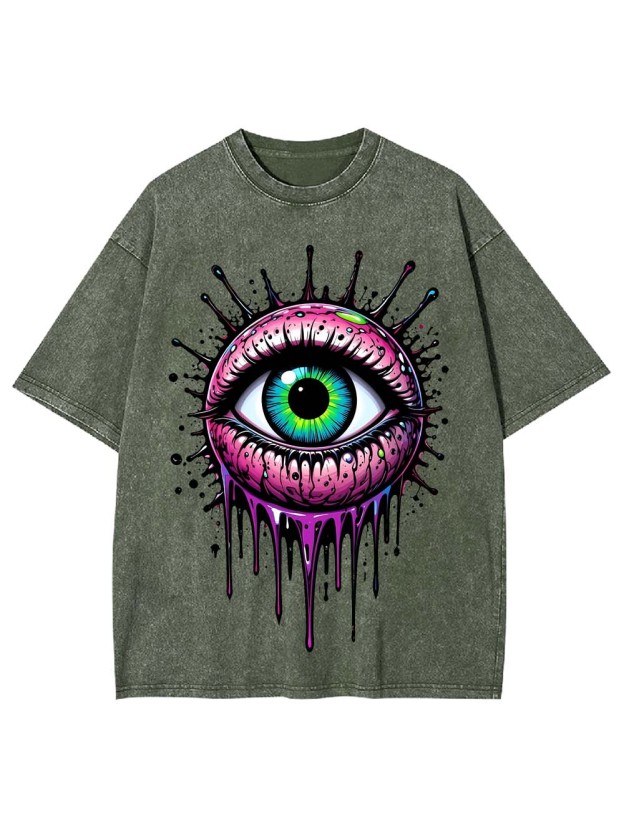 Melting Gaze Washed Tshirt