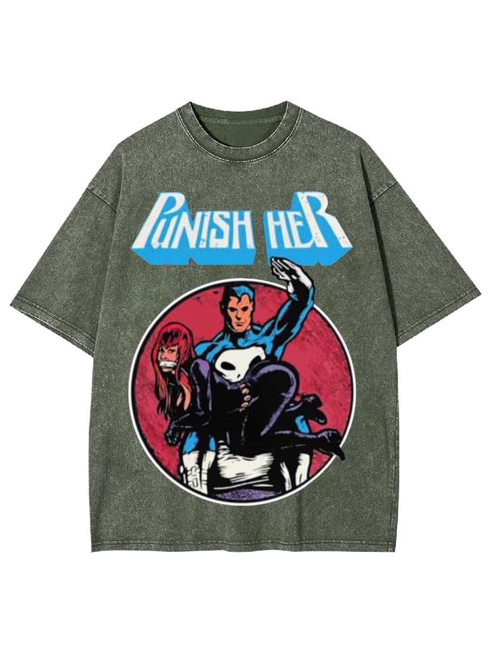 Punish Her Washed Tshirt