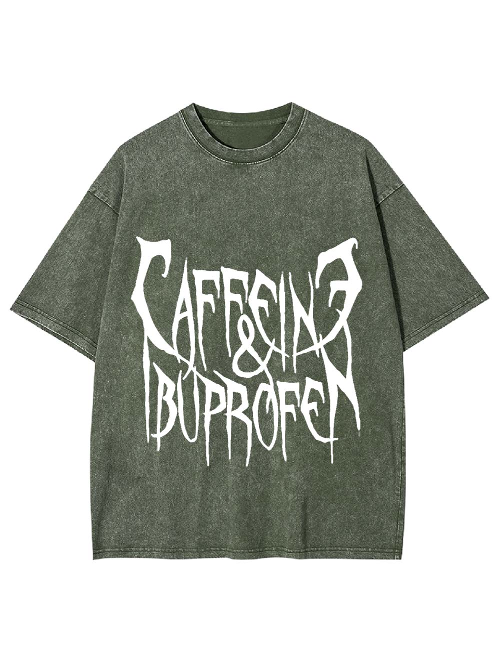 Caffeine & Ibuprofen  Washed Tshirt