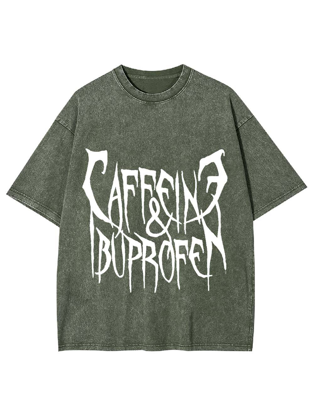 Caffeine & Ibuprofen  Washed Tshirt