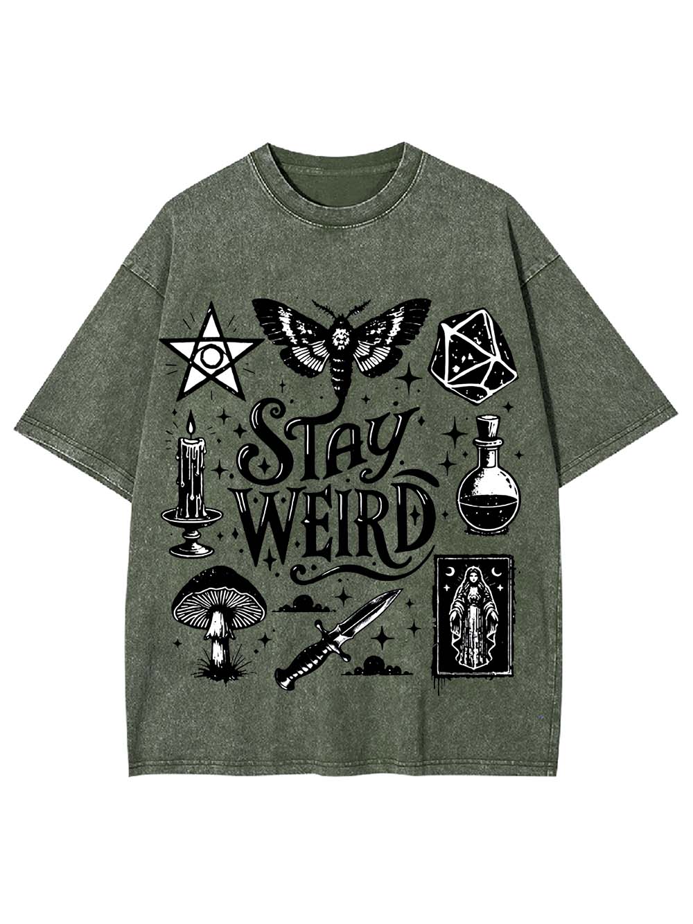 Mystic Vibes Washed Tshirt