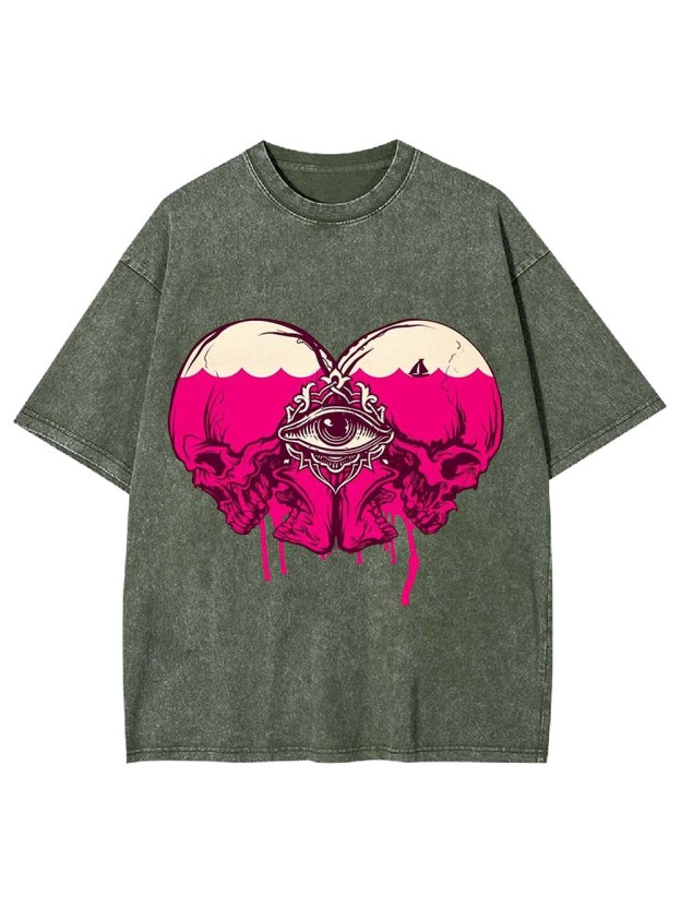 Heart of the All-Seeing Washed Tshirt