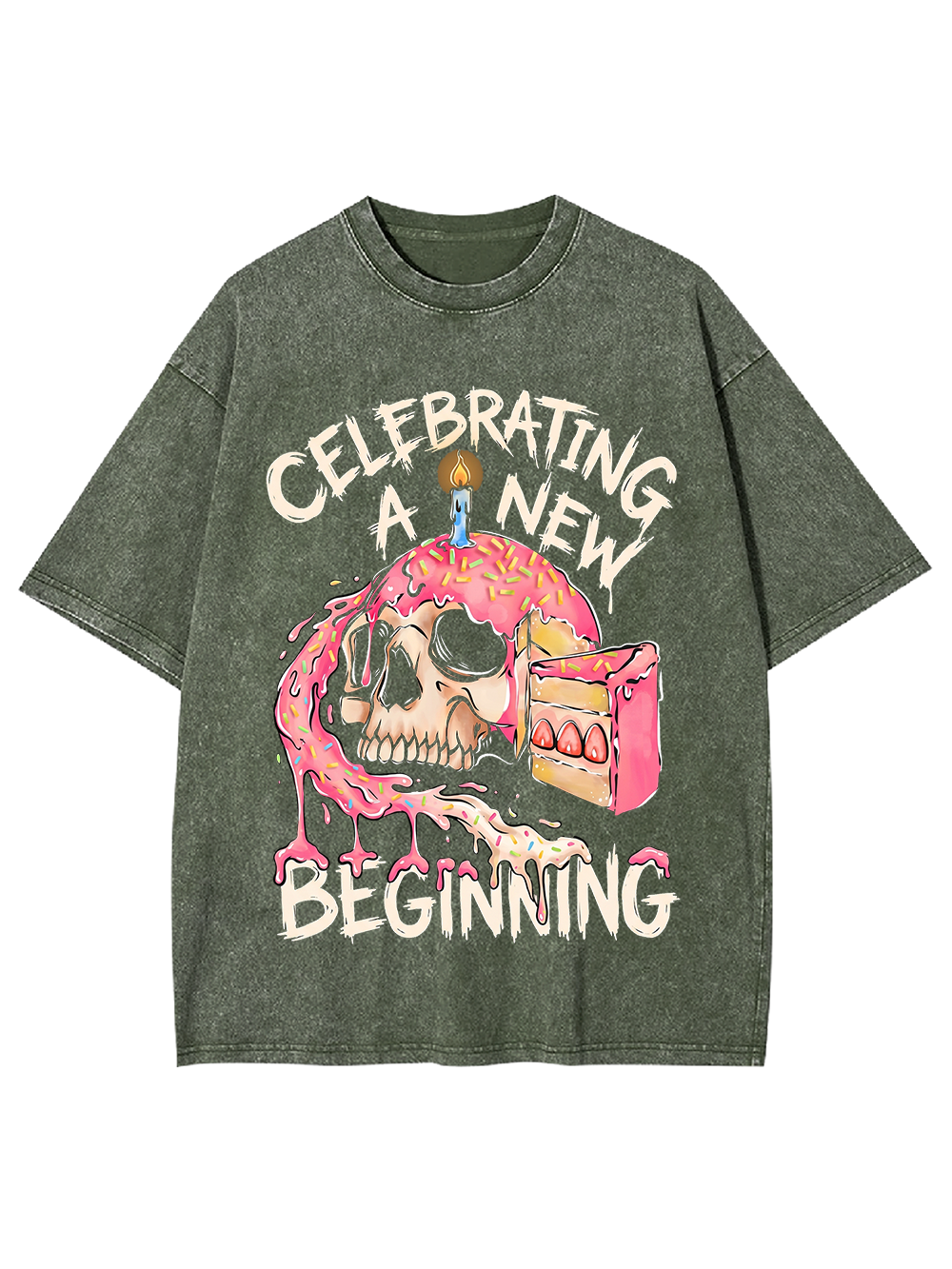 CELEBRATING A NEW BEGINNING WASHED TSHIRT