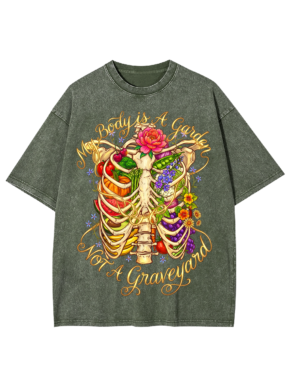 MY BODY IS A GARDEN WASHED TSHIRT