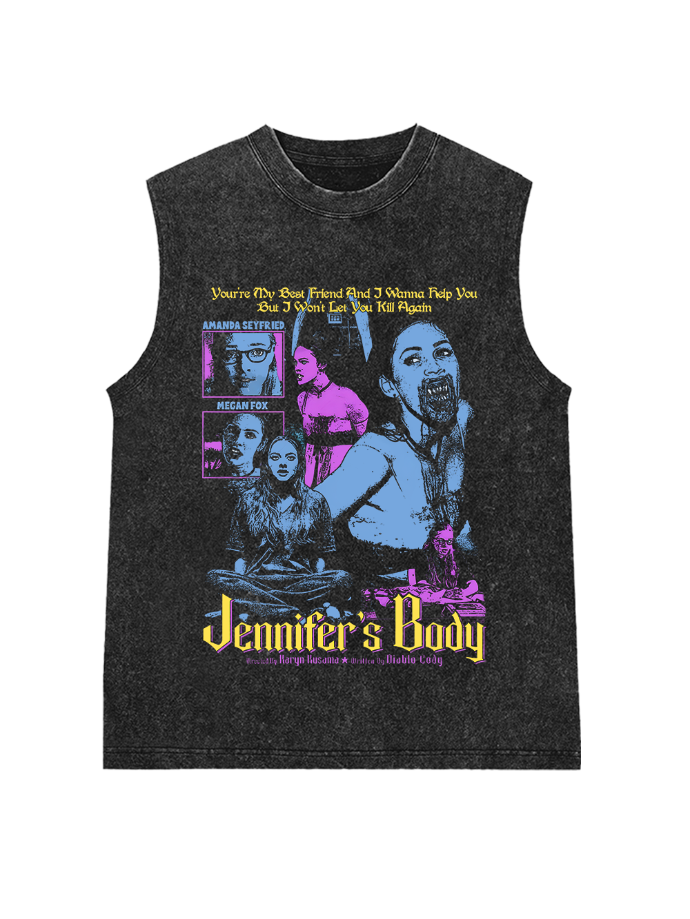 JENNIFER'S BODY WASHED TANK TOP