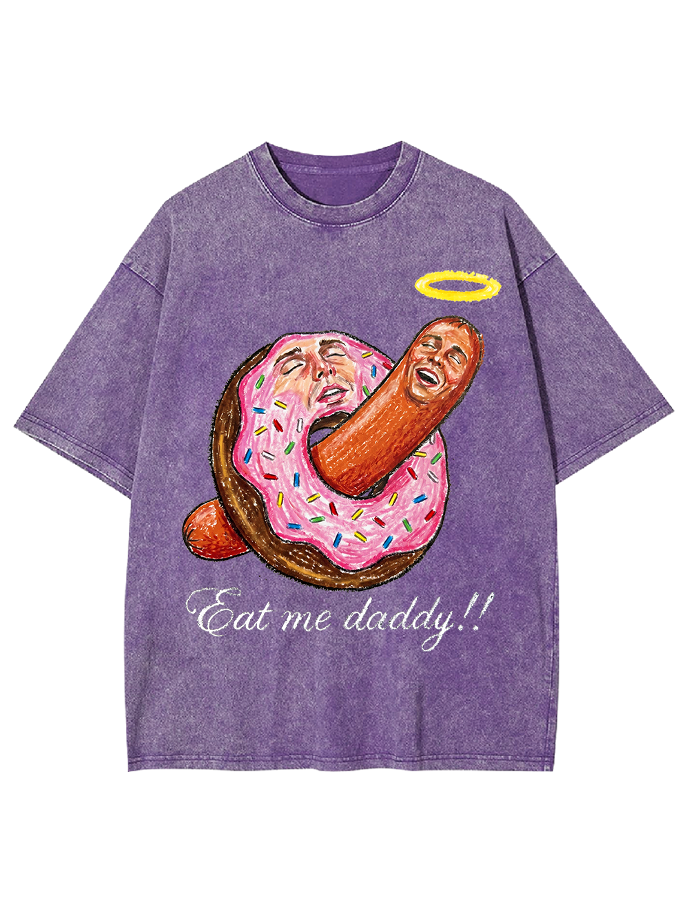 EAT ME DADDY WASHED TSHIRT