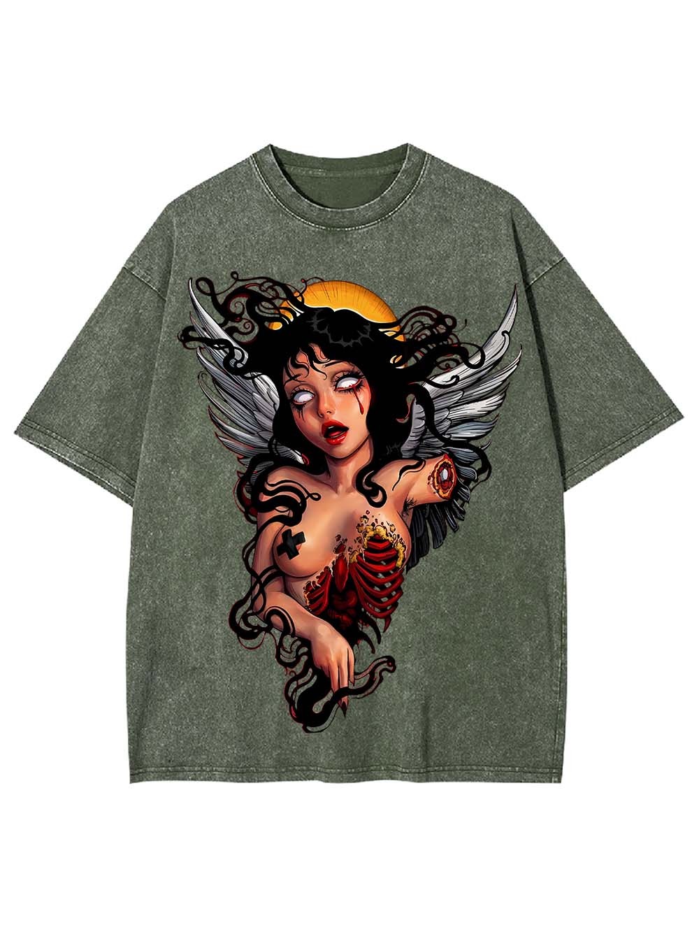 FALLEN ANGEL OF DESPAIR WASHED TSHIRT