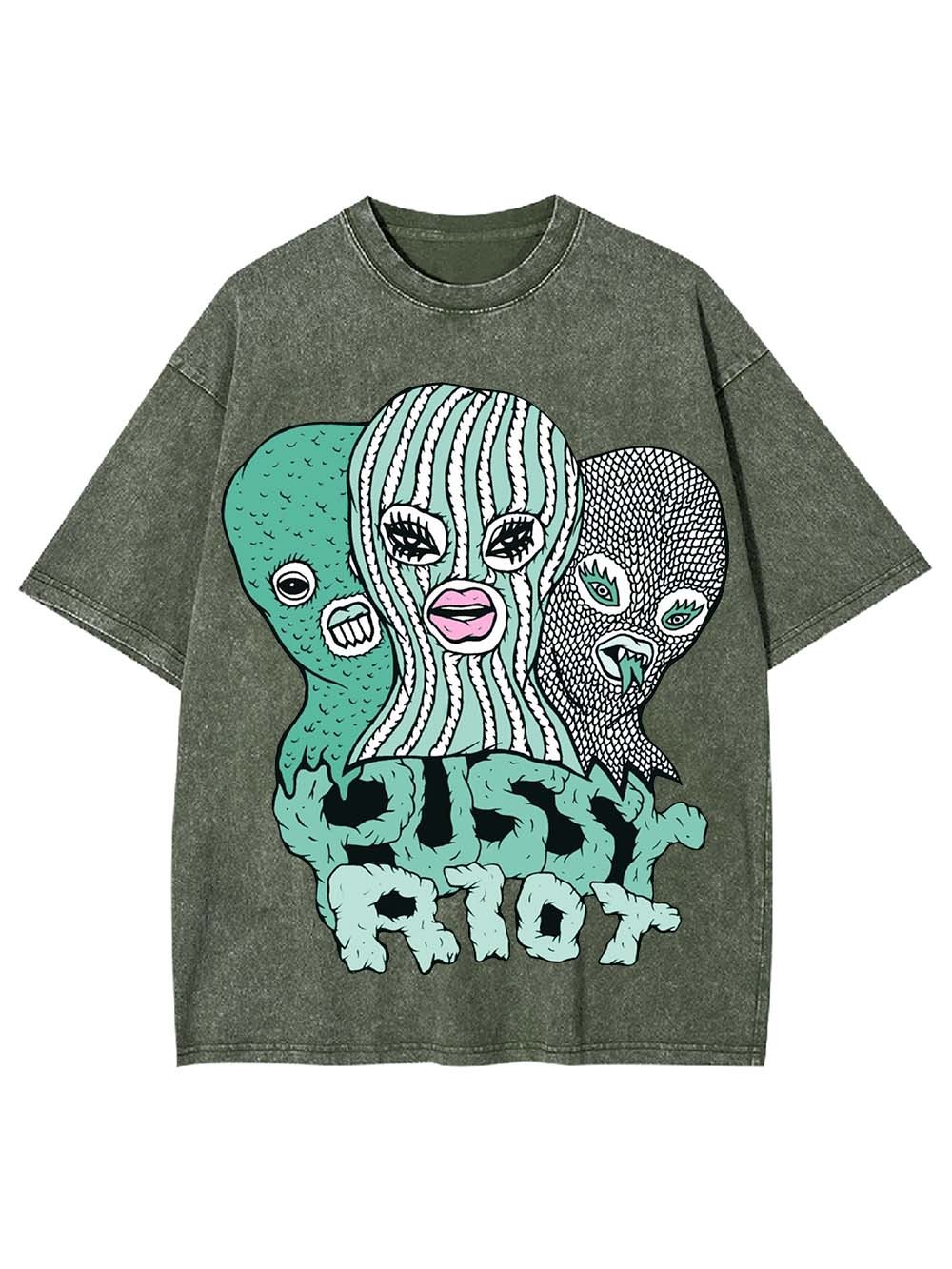 PUSSY RIOT WASHED TSHIRT
