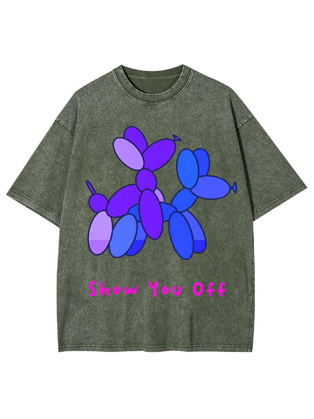 SHOW YOU OFF WASHED TSHIRT