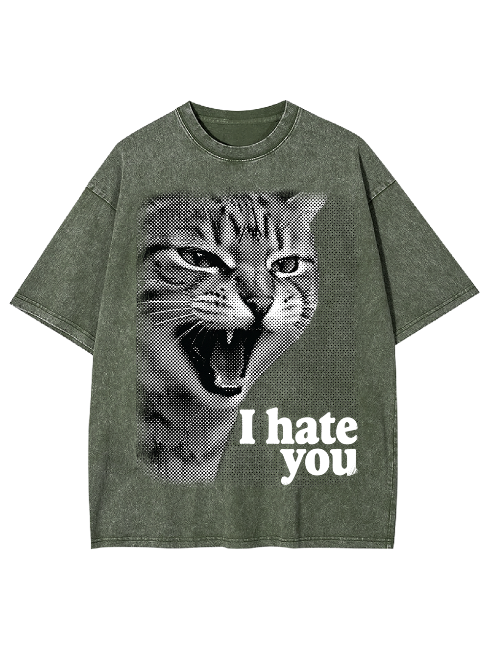 I HATE YOU WASHED TSHIRT