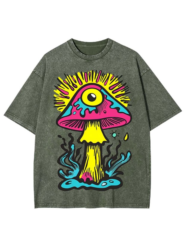 EYE OF THE MUSHROOM WASHED TSHIRT