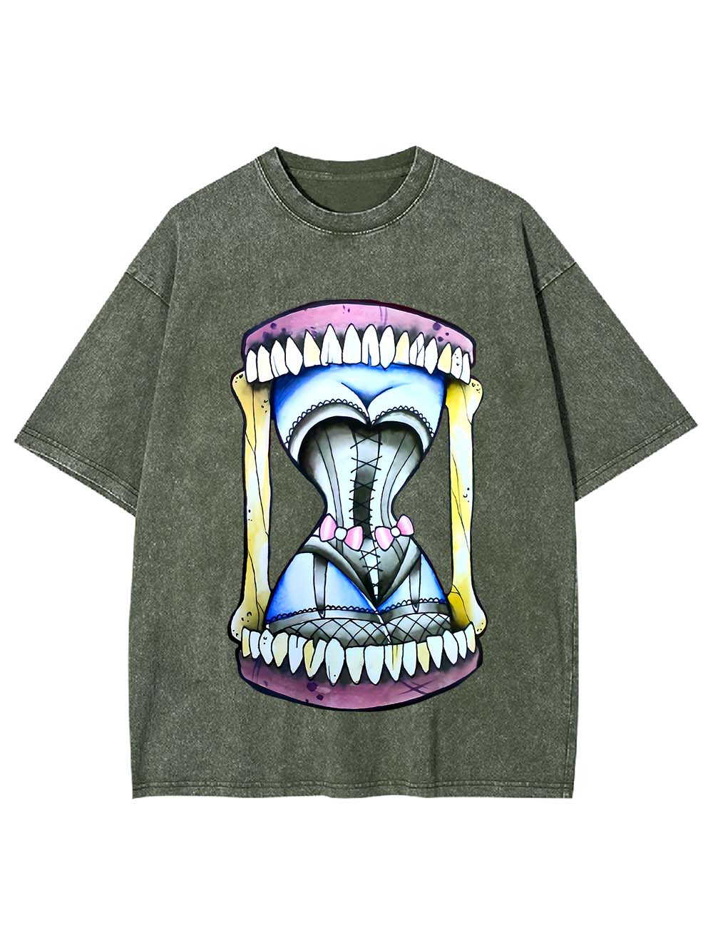 Hourglass of Teeth Washed Tshirt