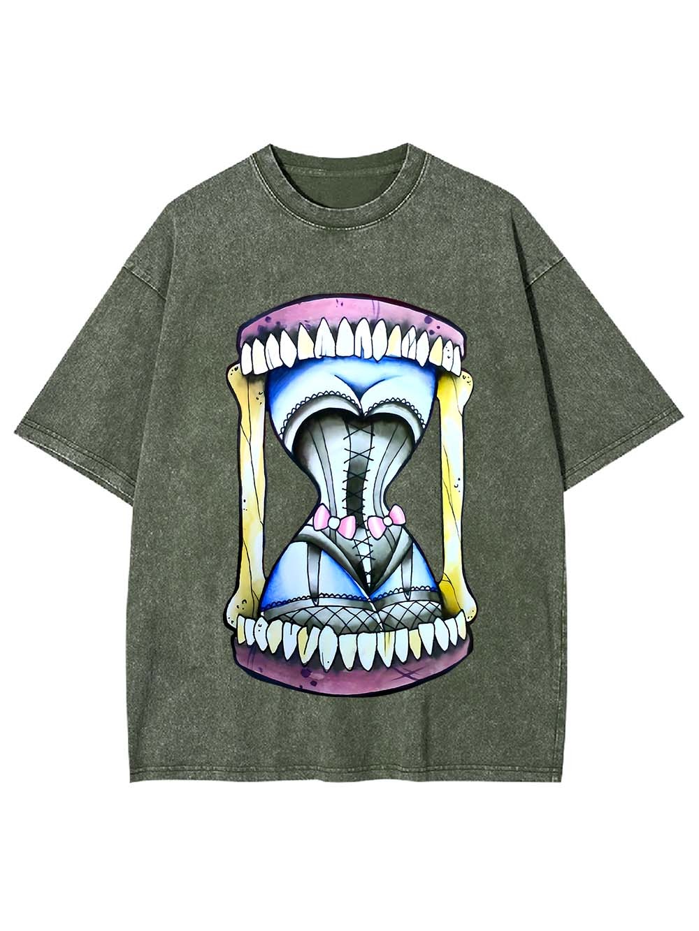 Hourglass of Teeth Washed Tshirt