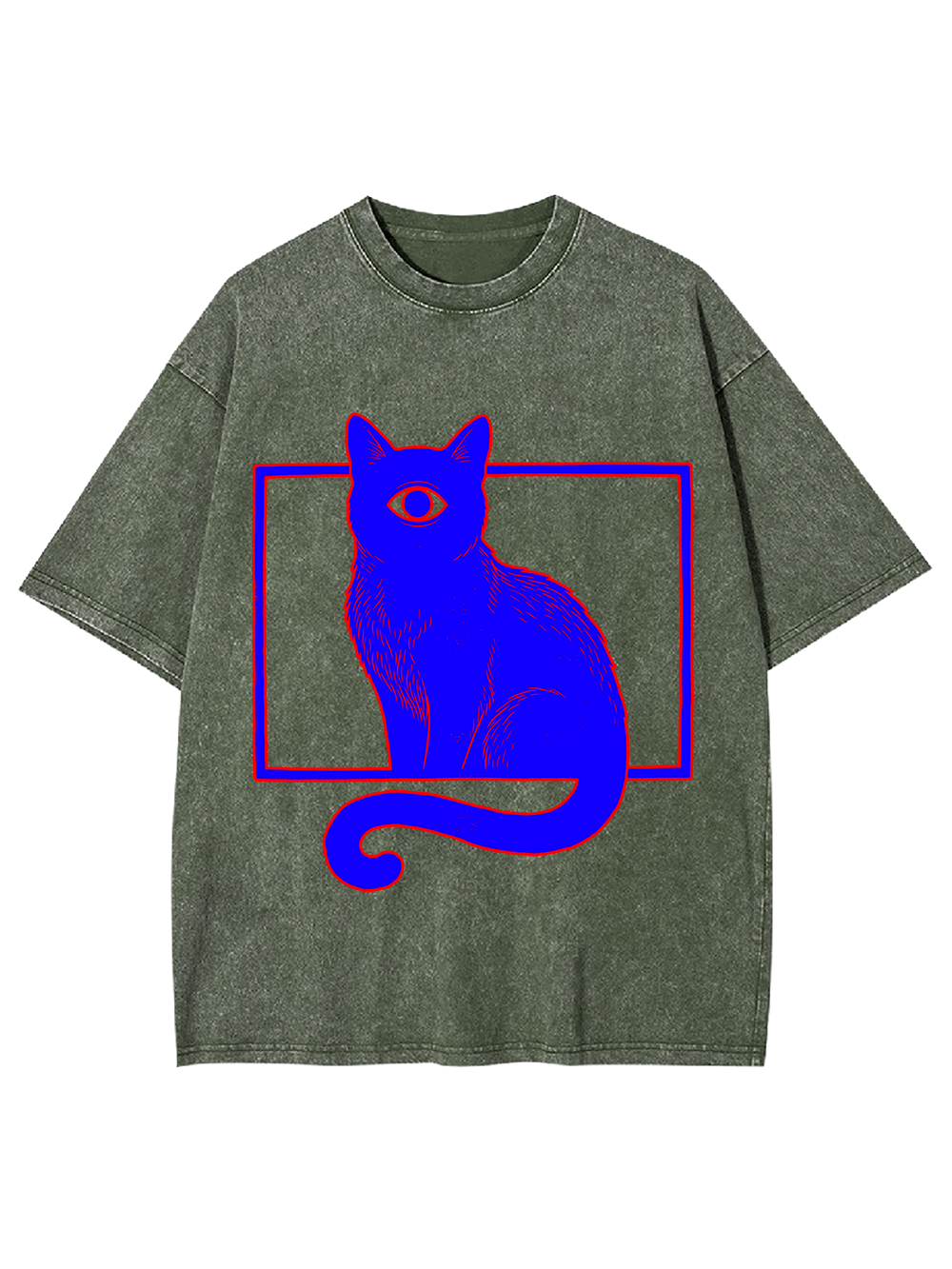 CYCLOPS CAT WASHED TSHIRT
