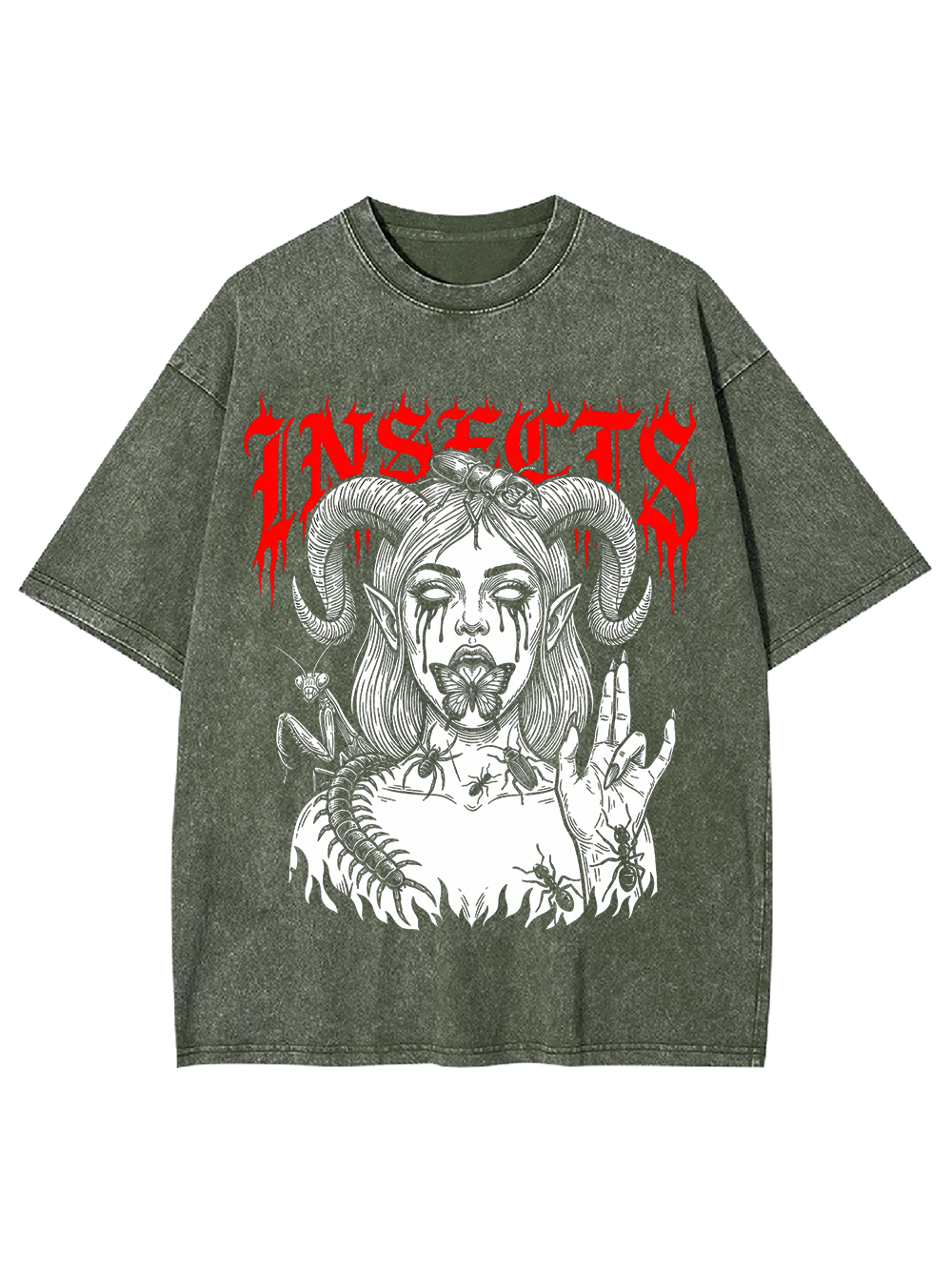 INSECTS WASHED TSHIRT
