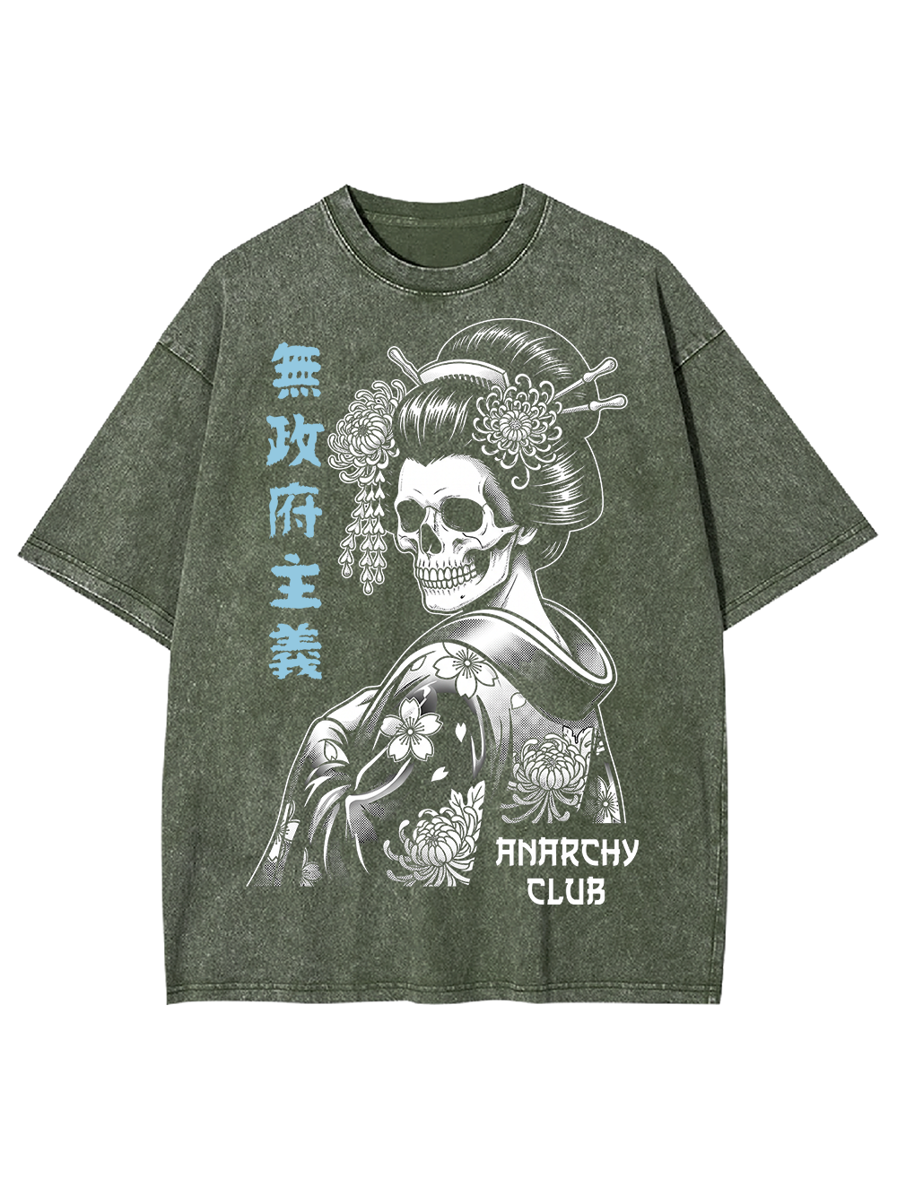 ANARCHY GEISHA WASHED TSHIRT