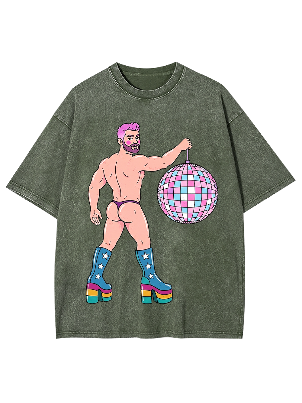 DISCO DIVA DUDE WASHED TSHIRT