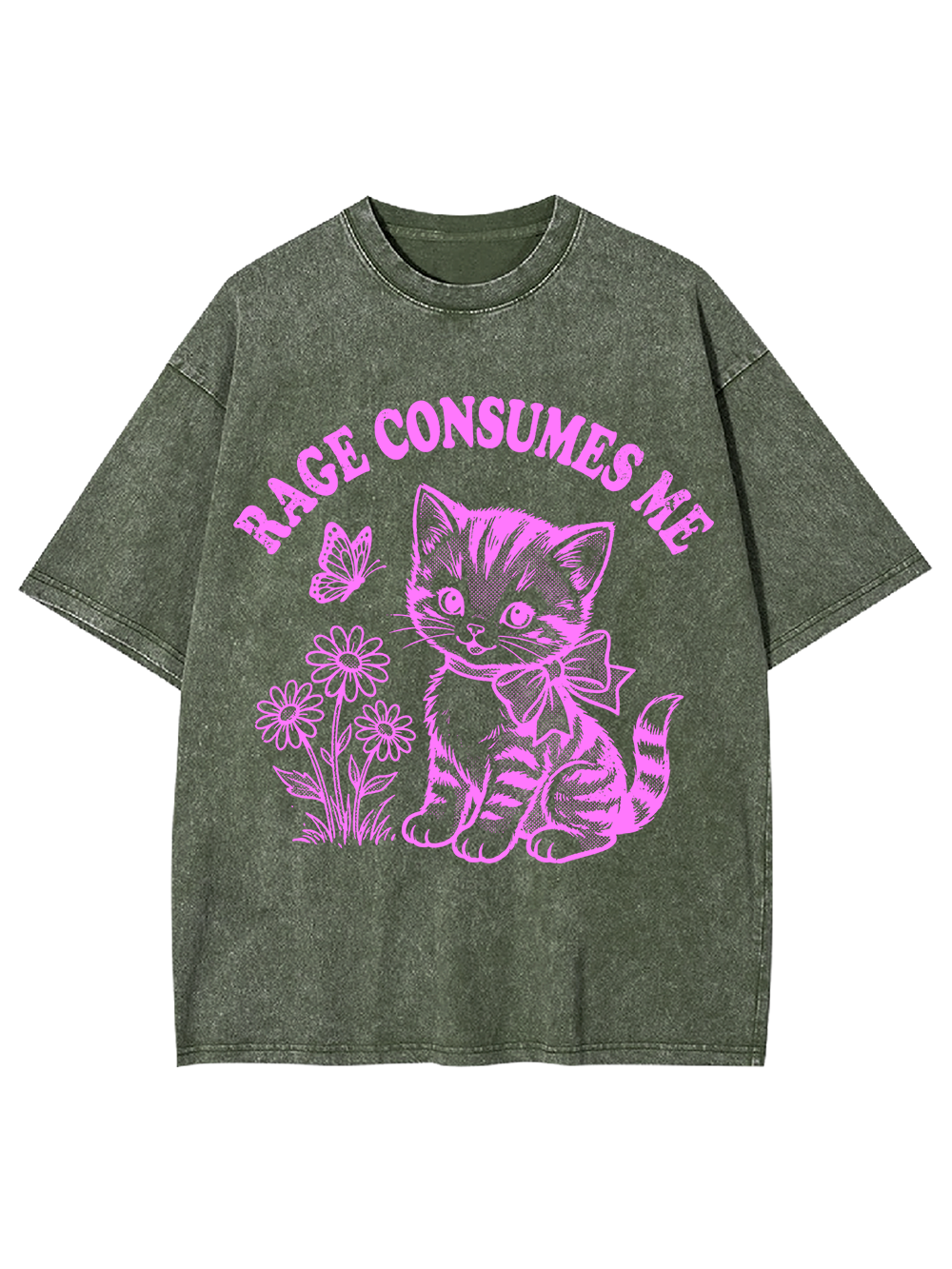 RAGE CONSUMES ME WASHED TSHIRT