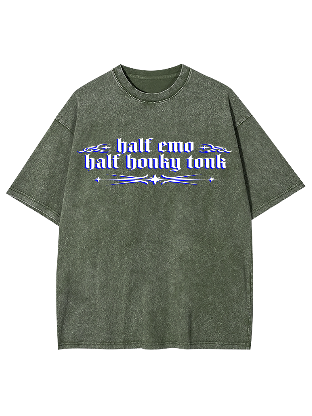 HALF EMO HALF HONKY TONK WASHED TSHIRT