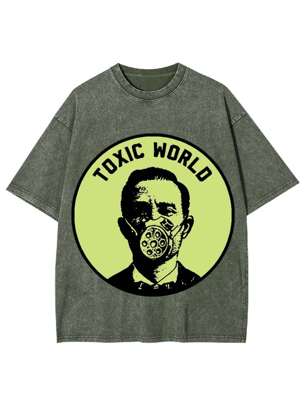 Toxic World Washed Tshirt