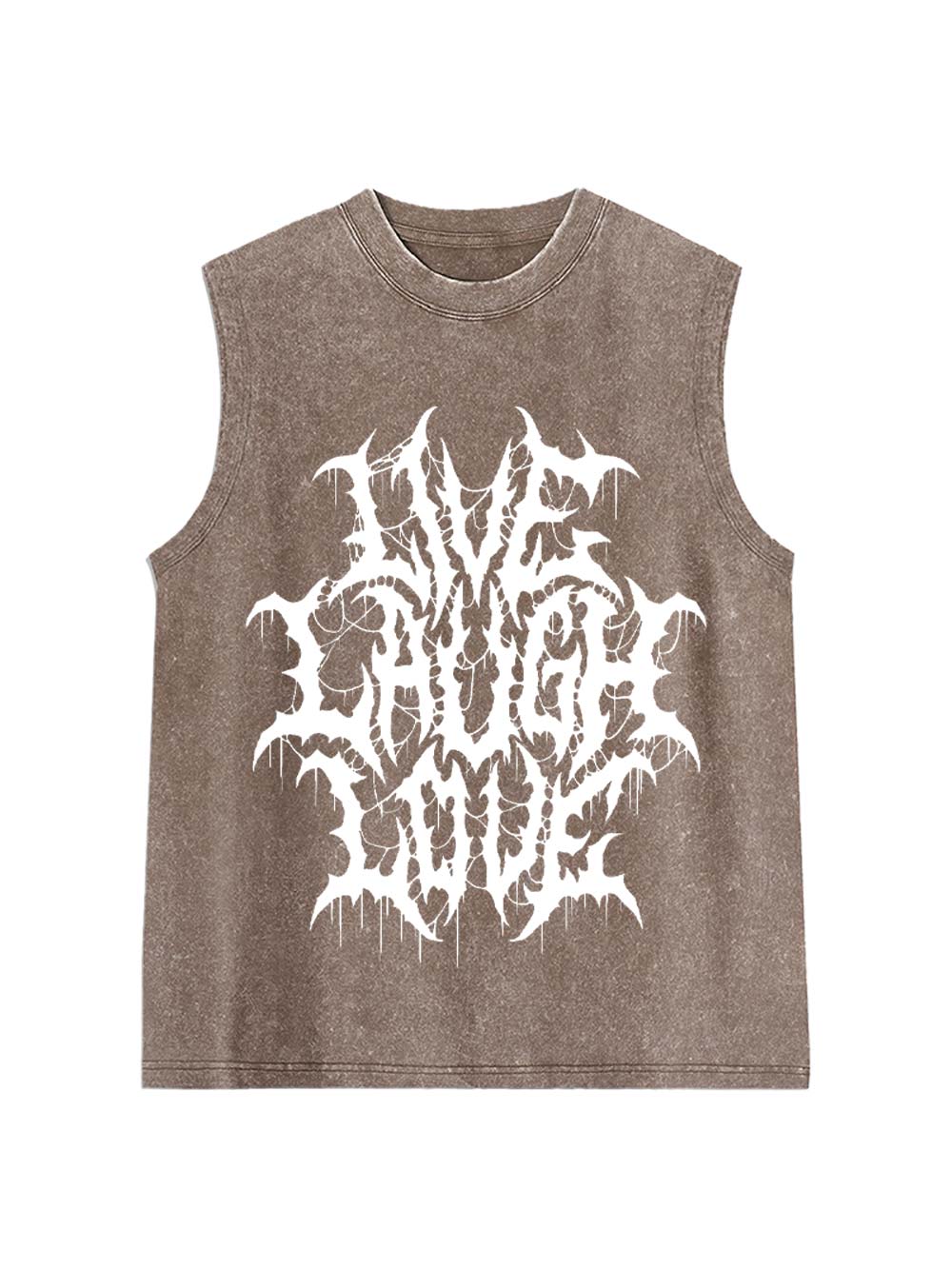 Live Laugh Love Washed Tank Top