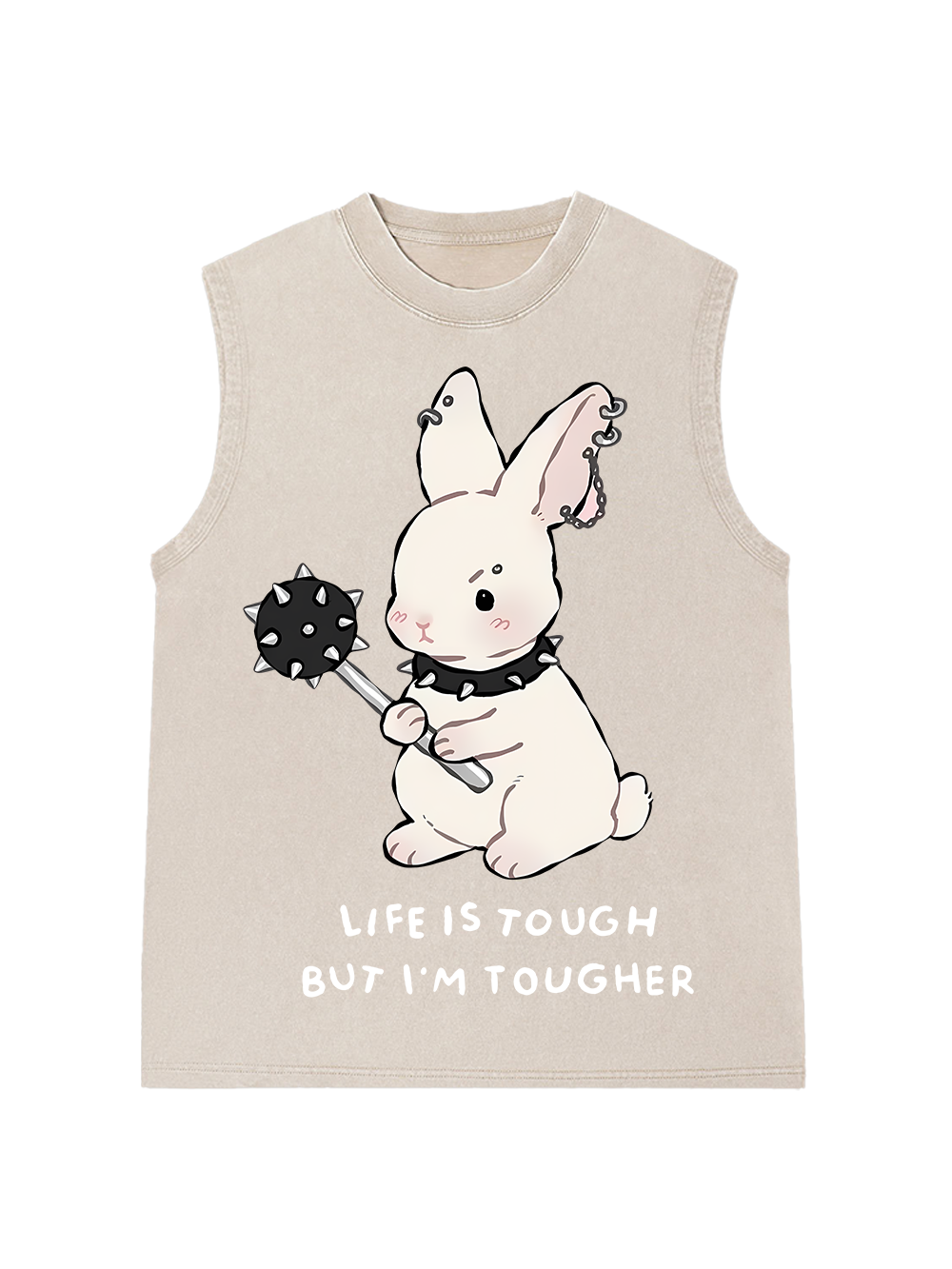 TOUGH BUNNY WASHED TANK TOP