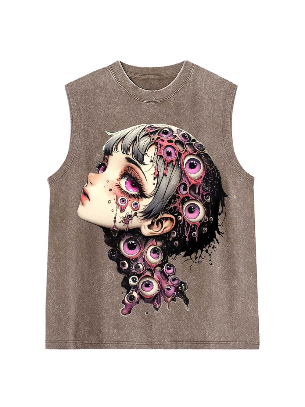 Eyes Of The Abyss Washed Tank Top