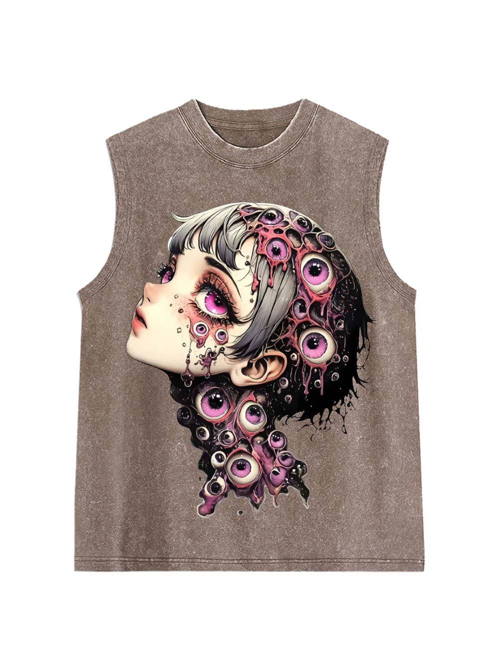 Eyes Of The Abyss Washed Tank Top