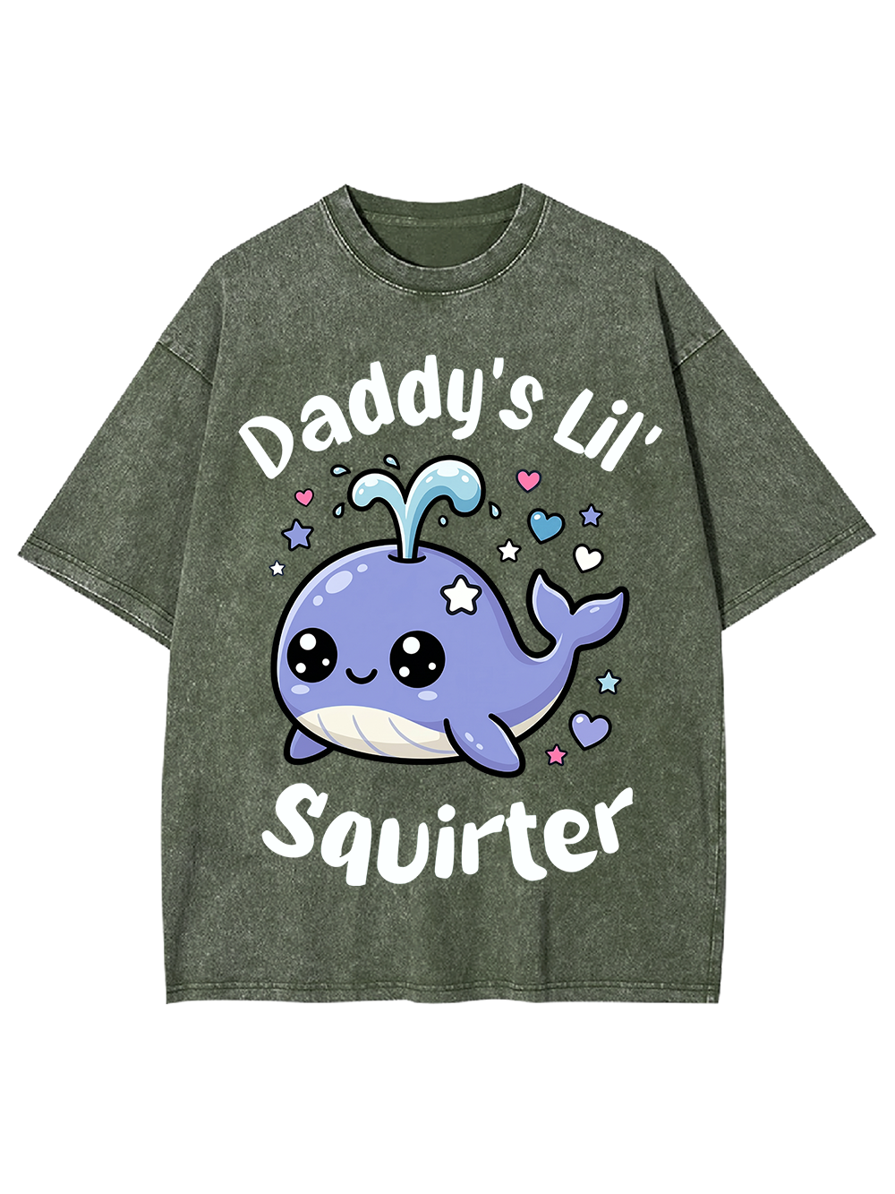 DADDY’S LIL’ SQUIRTER WASHED TSHIRT