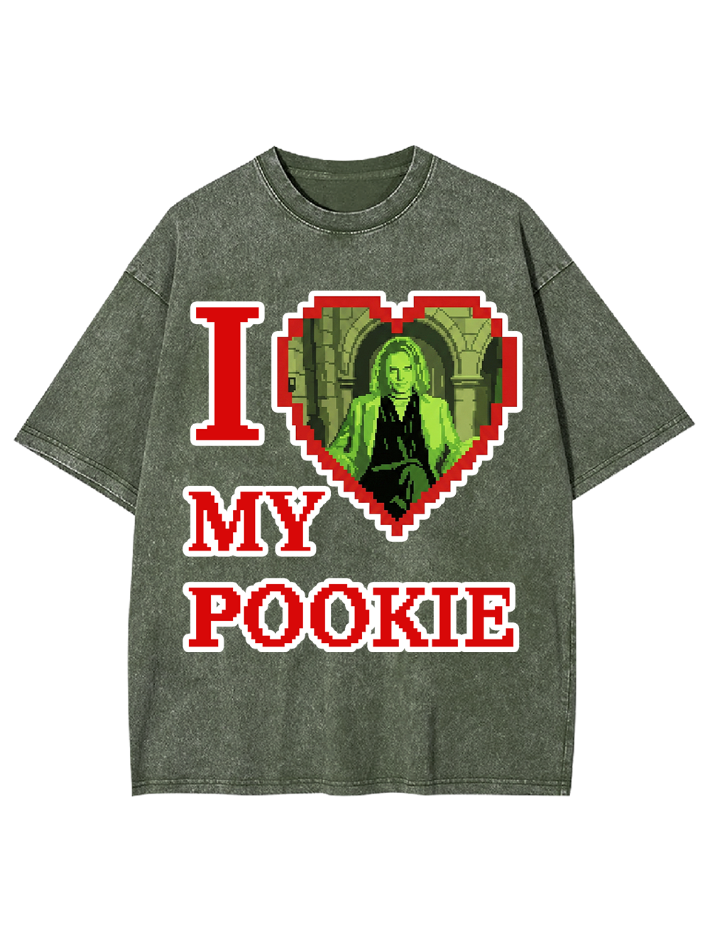 I LOVE MY POOKIE WASHED TSHIRT