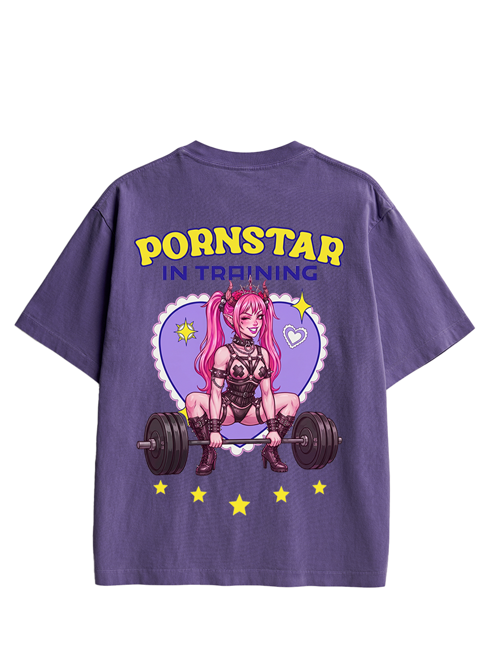 PORNSTAR IN TRAINING AAA DOUBLE SIDED PRINT WASHED TSHIRT