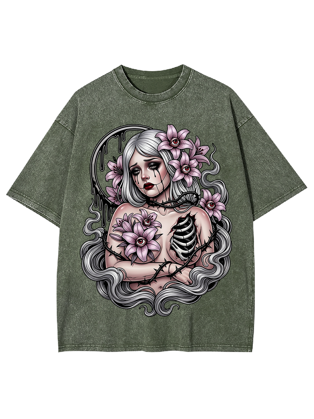 BLOOMING FROM WITHIN AAA WASHED TSHIRT