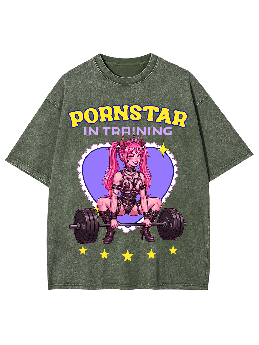PORNSTAR IN TRAINING AAA WASHED TSHIRT
