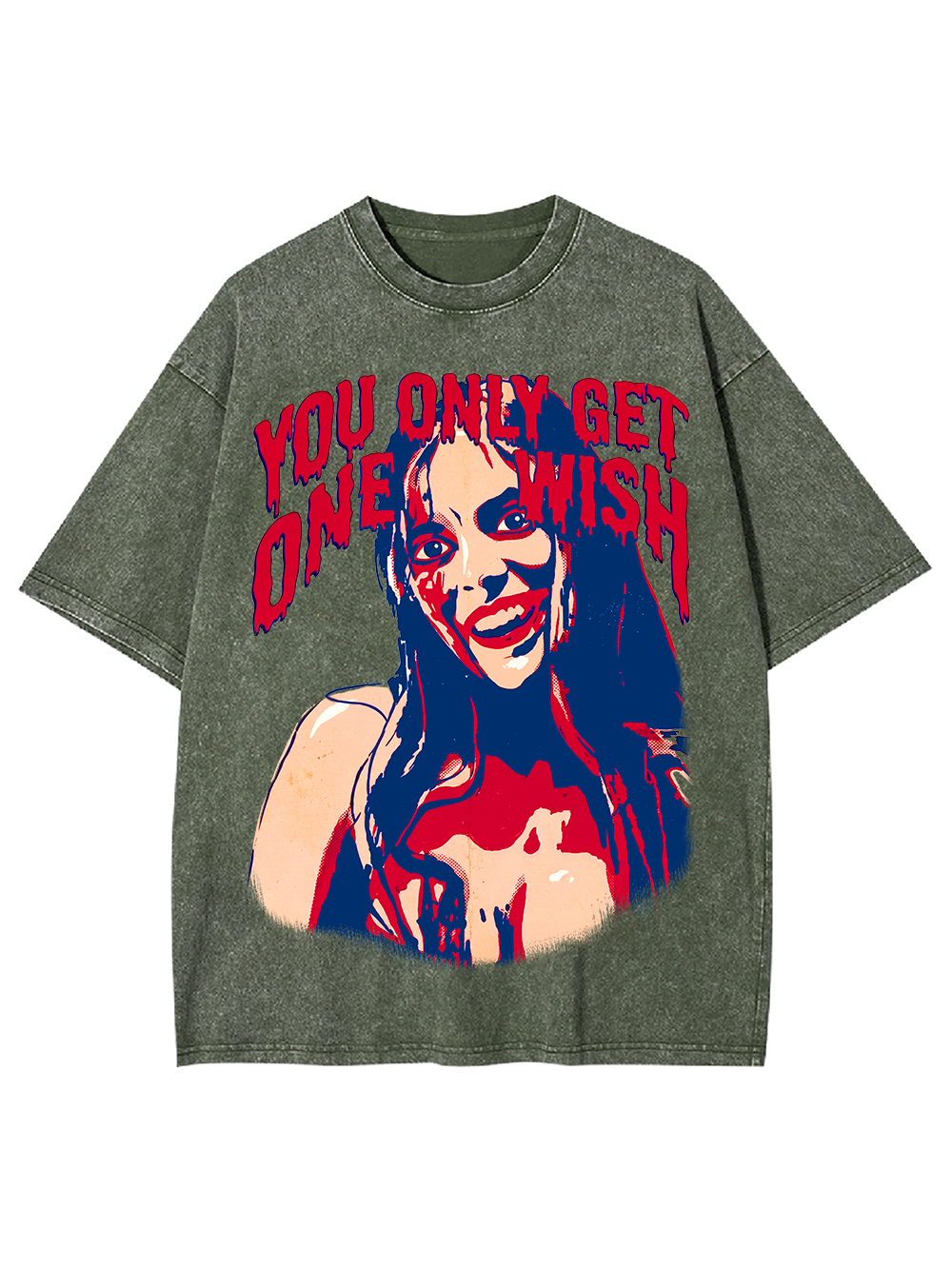 YOU ONLY GET ONE WISH AAA WASHED TSHIRT